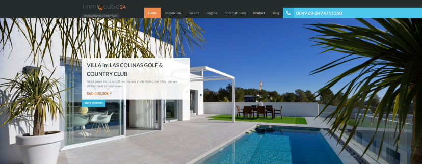 Das neue Immobilienportal von ImmoCube24, den Experten für ...